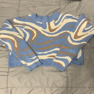 Hollister swirl sweater